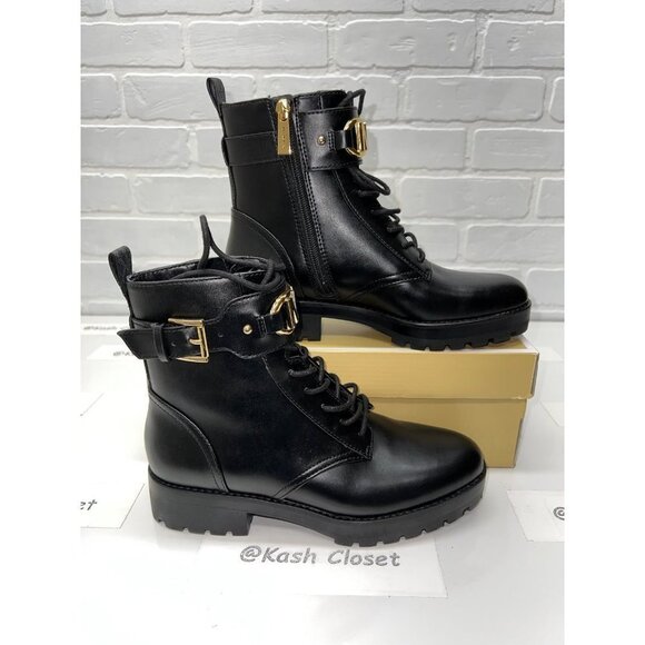 New Michael kors boots Kincaid Lace up boots - Black Various sizes available - Picture 3 of 8